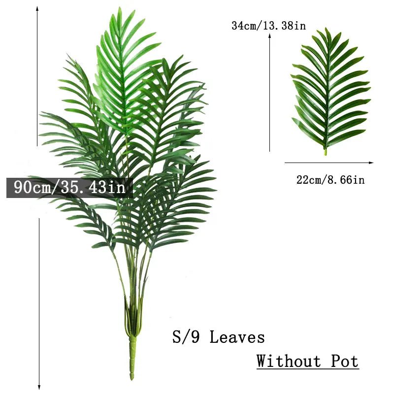 90 - 120cm Large Artificial Palm Tree Tropical - Act Design Shop