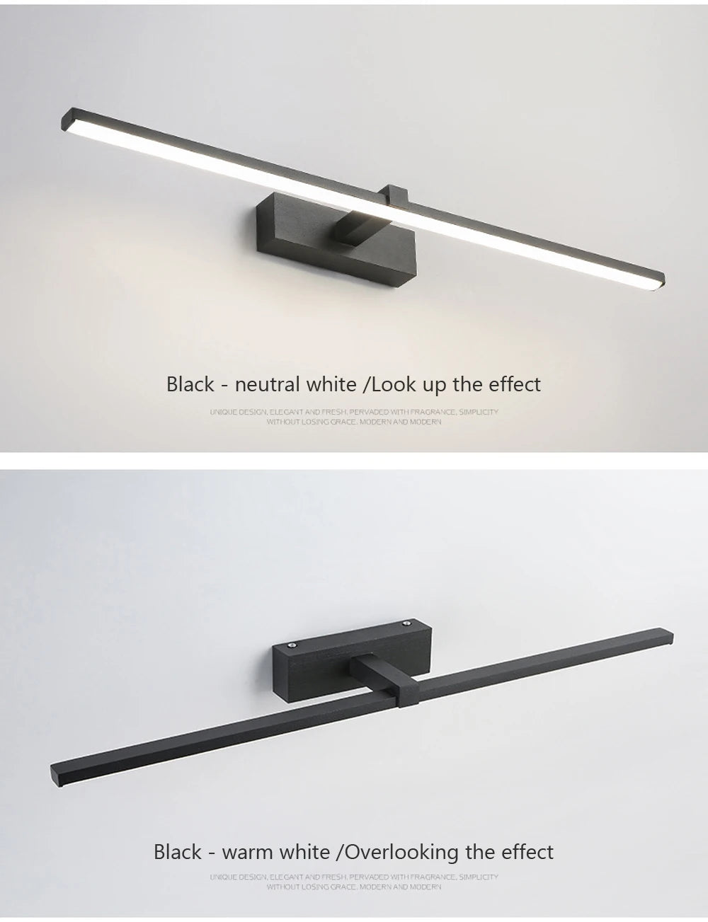Moderne LED-wandlamp Badkamer make-up licht Lijnlamp voor Badspiegel