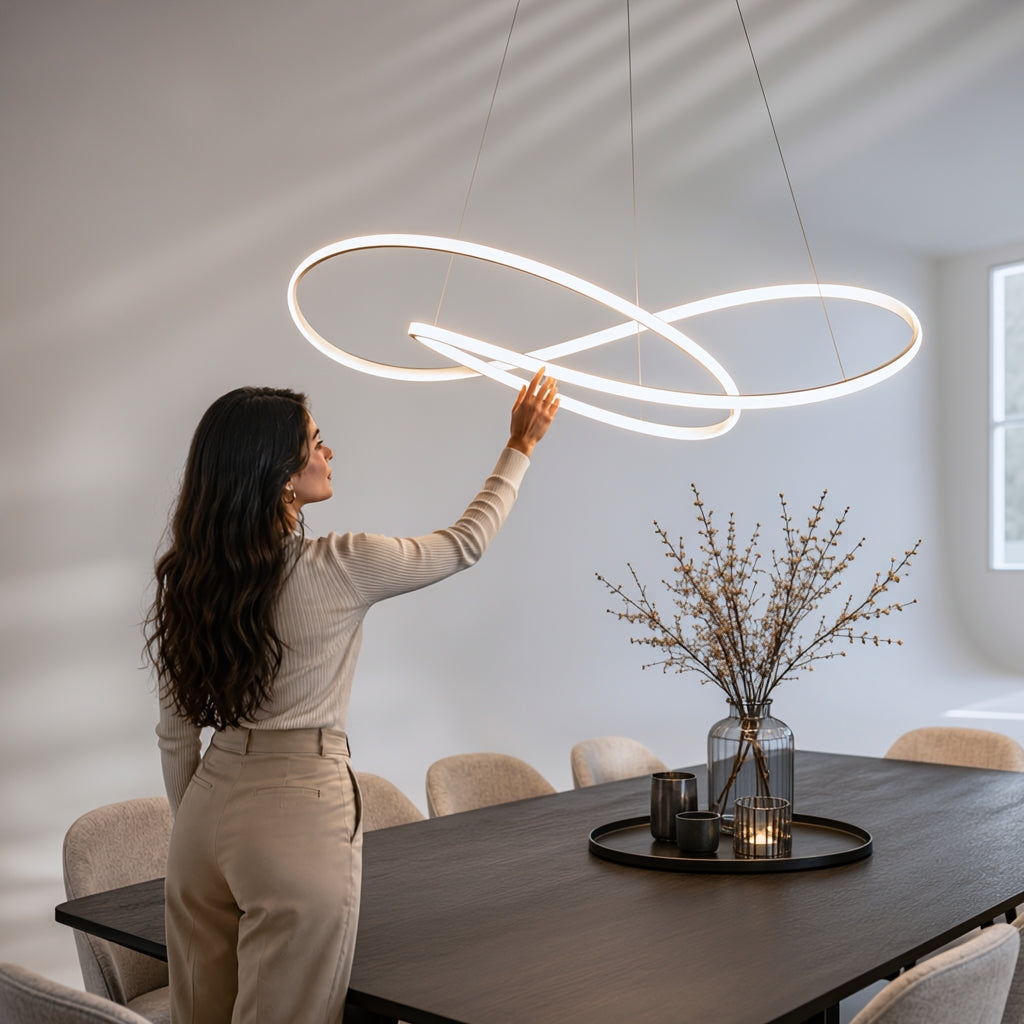 Moderne skandinavische Pendelleuchte – Kleeblatt-Design