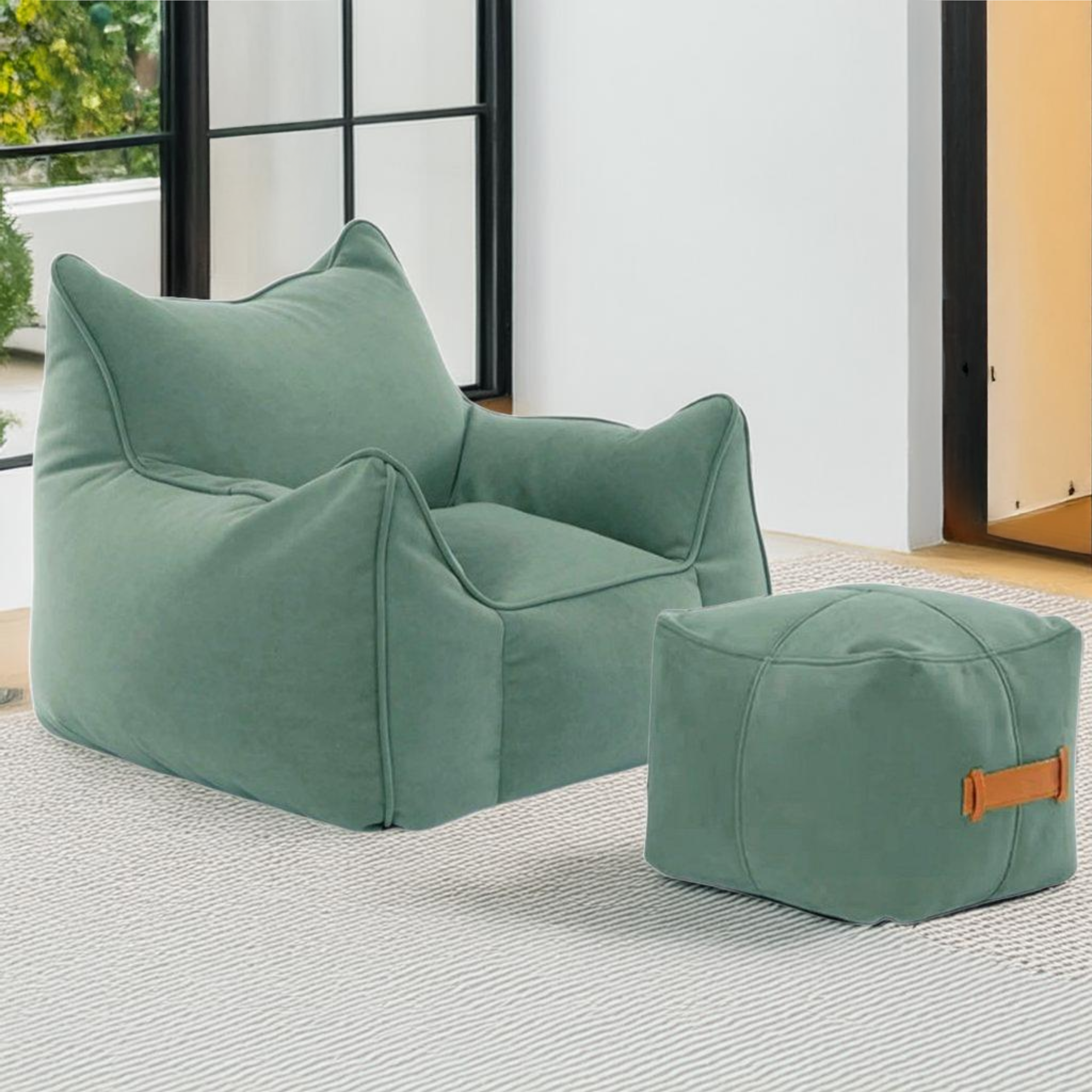 Beanbag Handle Block Soft Velvet