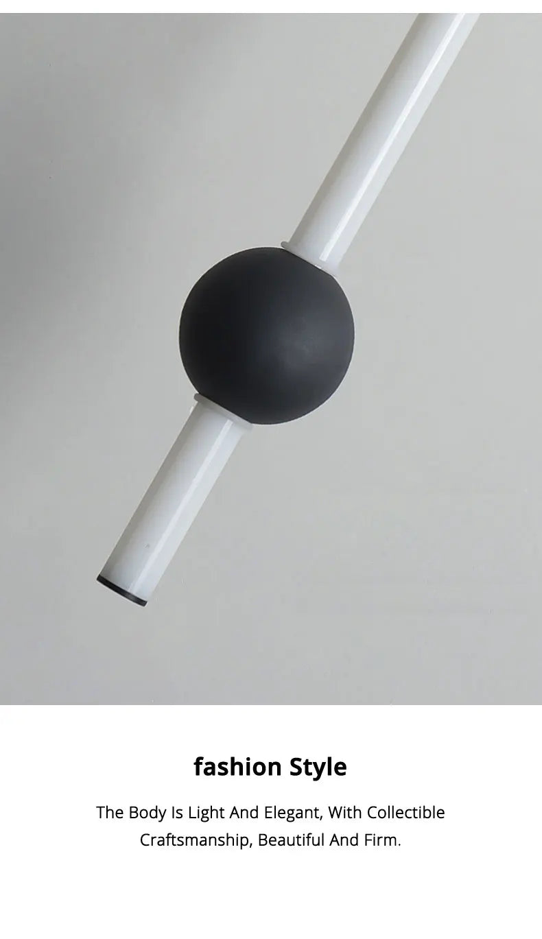 Minimalistische Nachttischleuchte – Moderne LED-Einflammenlampe