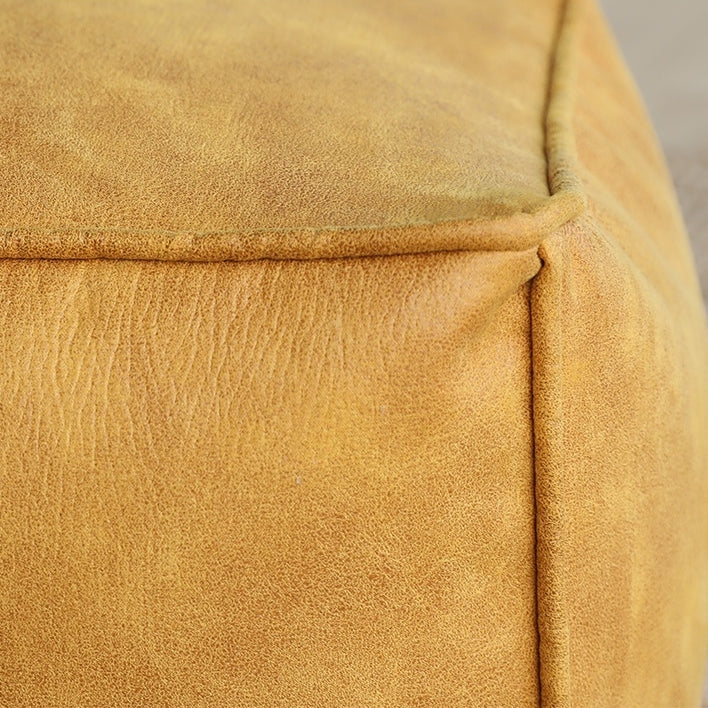 Wagrex – Loveseat Sitzsack Sessel Modern Rund Retro-Leder