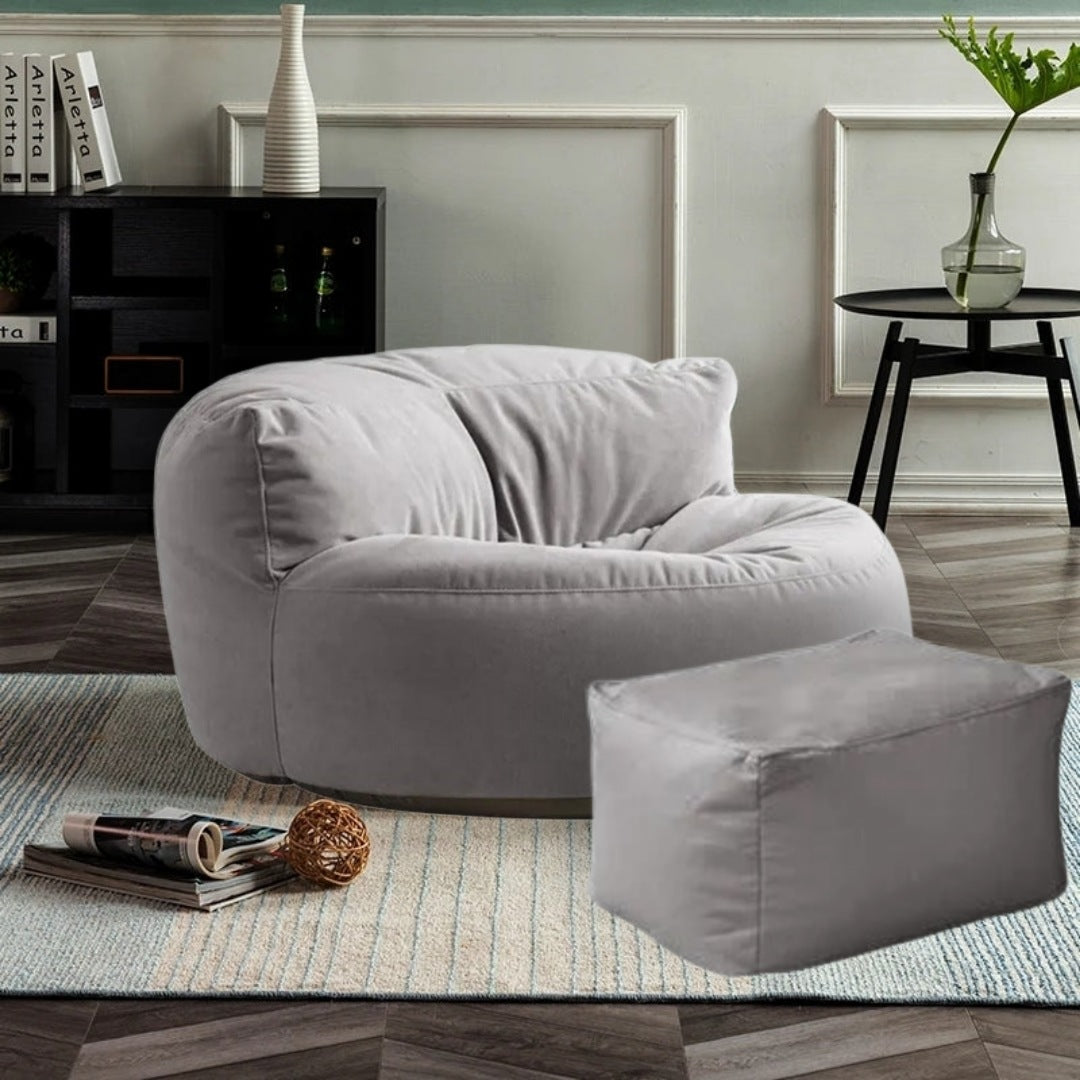 Beanbag Round Soft Velvet