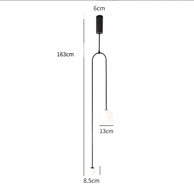 Glazen Bol Hanglamp – 2 Bollen | Goud of Zwart | Klein of Groot | Warm of Koud Wit