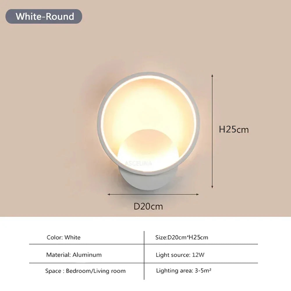 Modern LED Wall Sconce – Minimalist Wall Lamp for Bedroom & Hallway