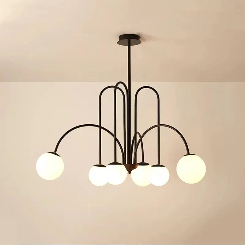 LED Pendant Light Diva - Glass Ball Chandelier