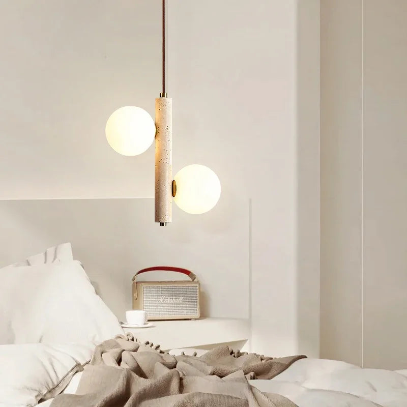 LED-Pendelleuchte im Höhlenstein-Stil – Moderner nordischer Stil