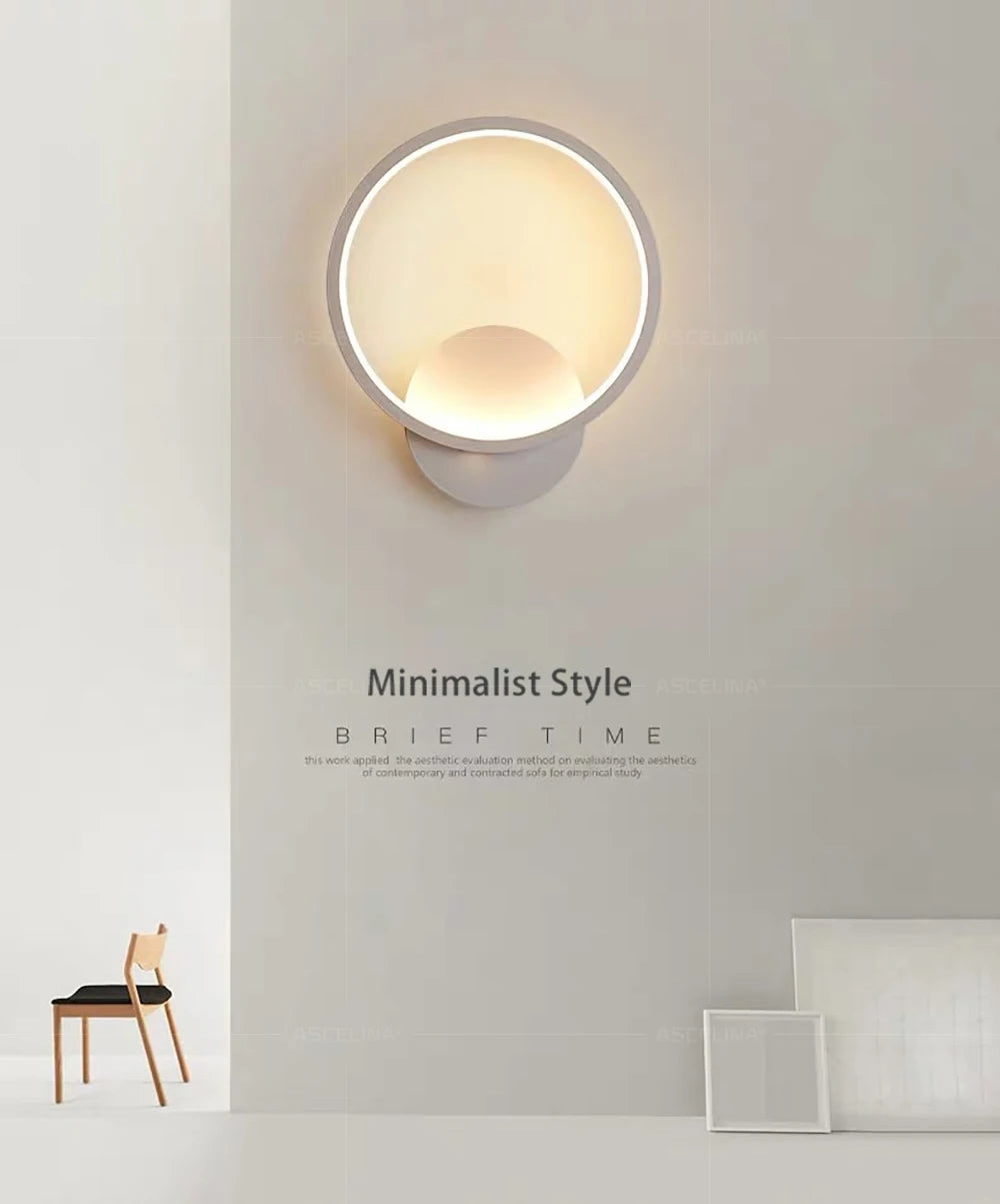 Modern LED Wall Sconce – Minimalist Wall Lamp for Bedroom & Hallway