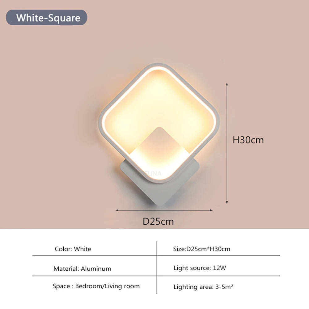 Modern LED Wall Sconce – Minimalist Wall Lamp for Bedroom & Hallway