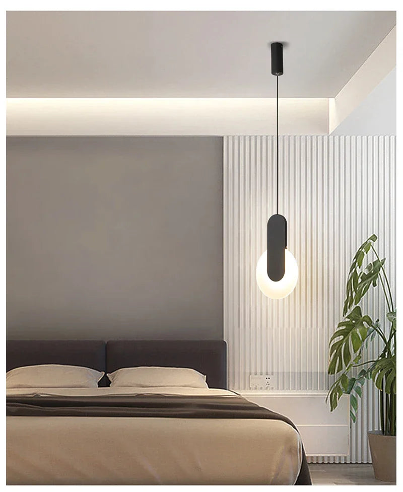 Moderne LED Hanglamp – Keuze uit 3 Stijlen | Wit of Zwart | Warm of Koud Wit