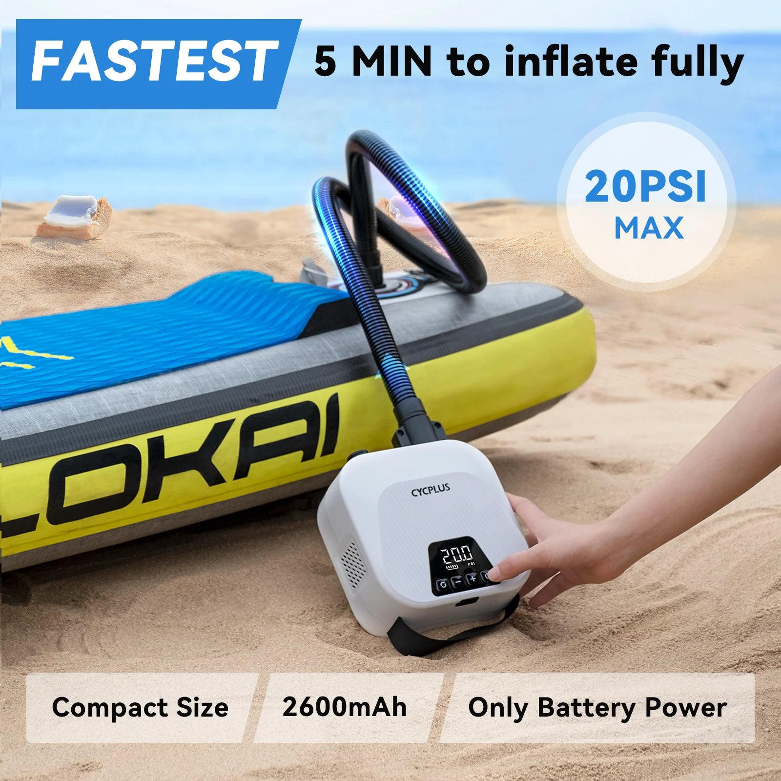 Electric Smart SUP Air Pump