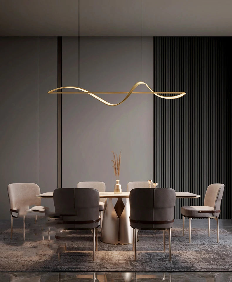 Modern Nordic LED Pendant Light - Adjustable Dining Room Chandelier