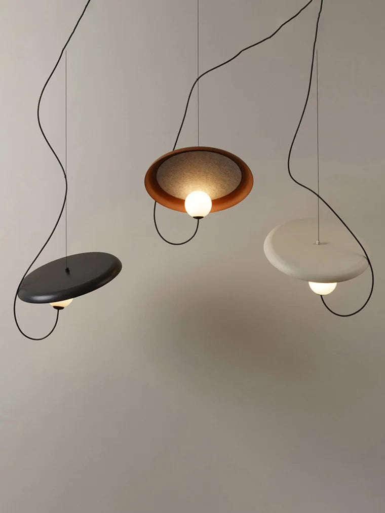 Moderne led-hanglamp met magneetbevestiging – Ø25 of Ø35 cm | Wit, zwart of rood