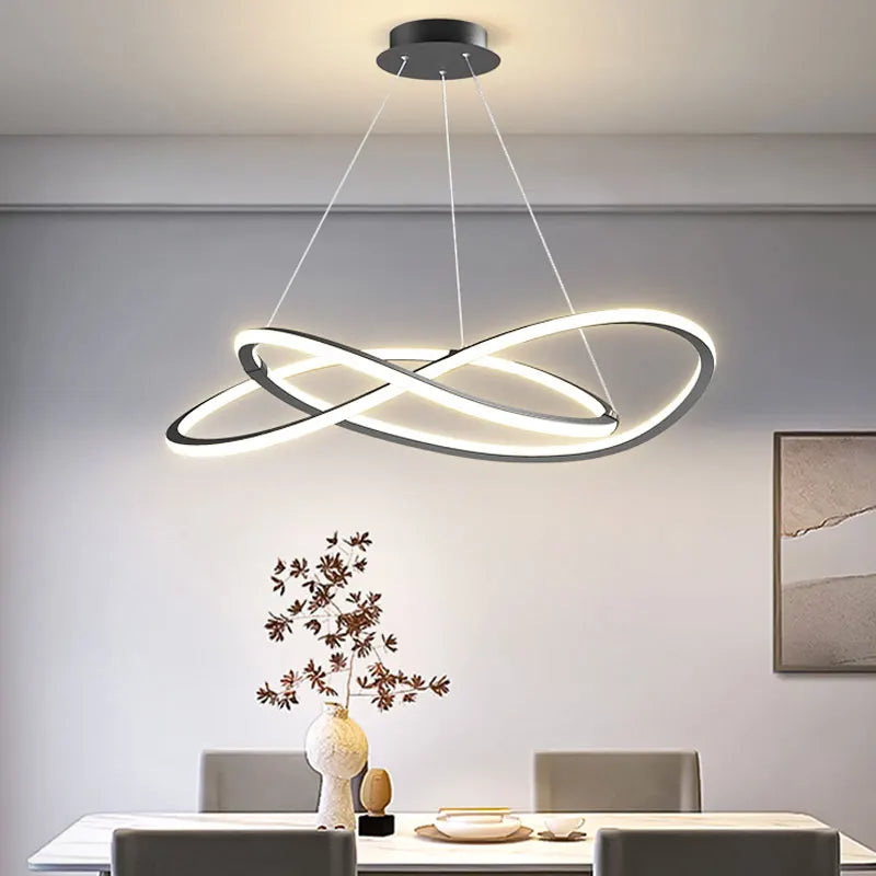 NIMBUS LED-hanglamp – Moderne dimbare kroonluchter voor eetkamer en slaapkamer | 50–60 cm
