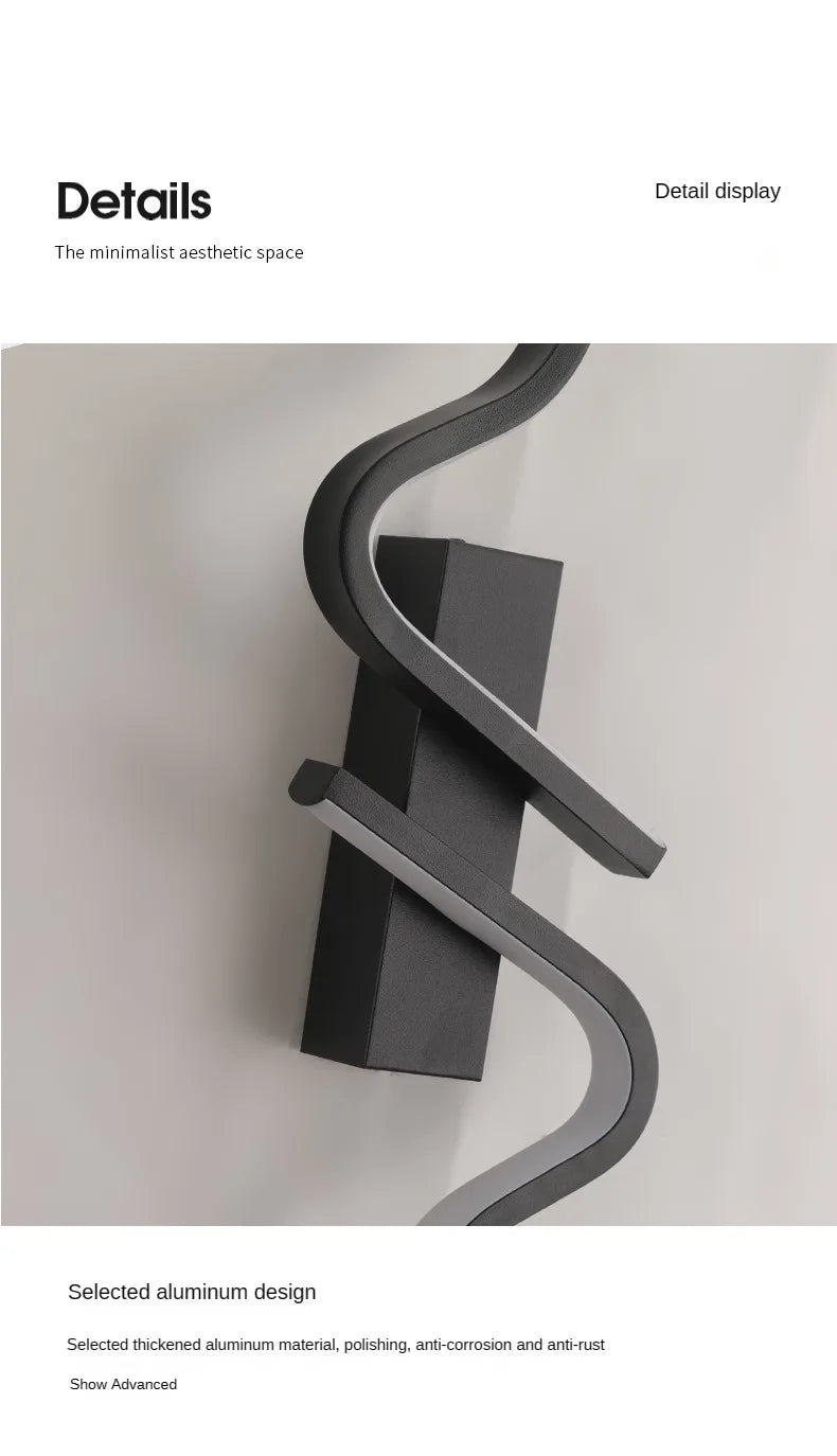 Modern LED Wall Lamp – Minimalist Strip Sconce For Bedside