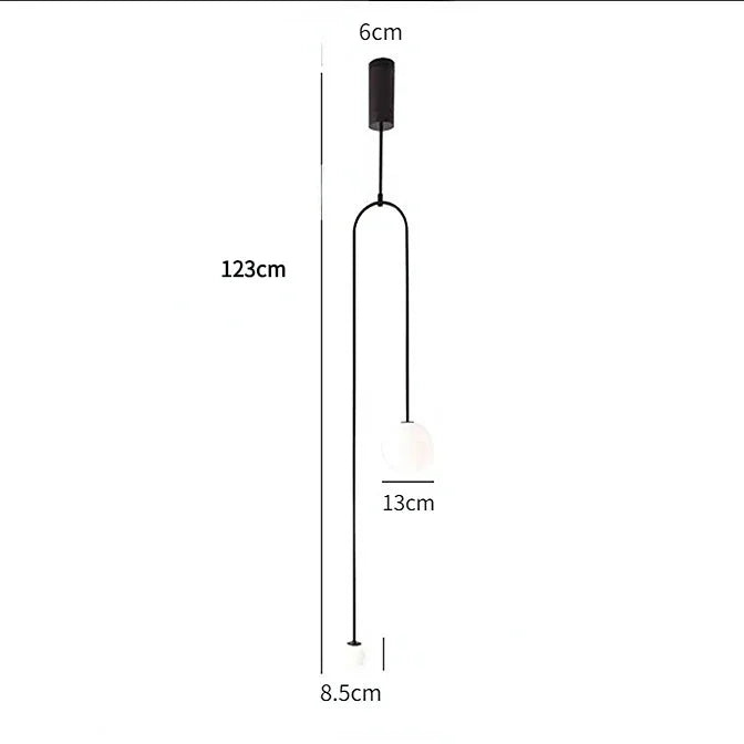 Glazen Bol Hanglamp – 2 Bollen | Goud of Zwart | Klein of Groot | Warm of Koud Wit
