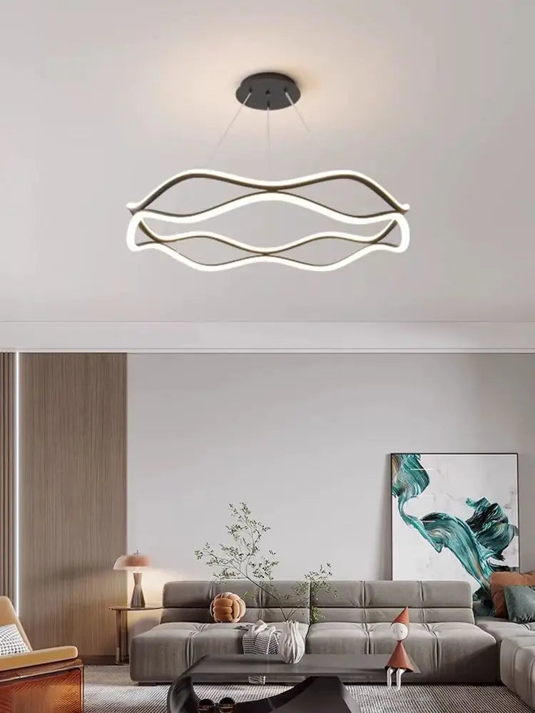 ORBIT Ronde LED Ring Hanglamp – Luxe Kroonluchter voor Woonkamer, Slaapkamer & Eetkamer