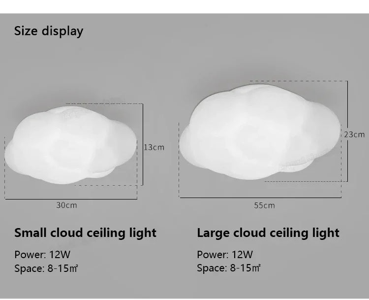 LED Cloud Ceiling Pendant Lamp - Modern Design