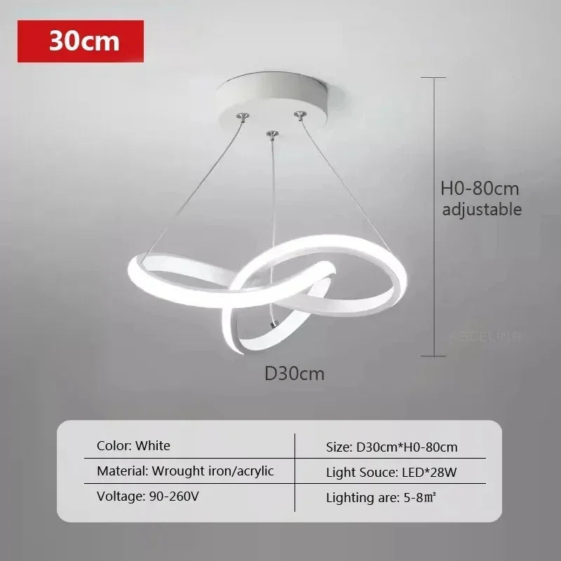 Compact Clover Design LED Ceiling Light