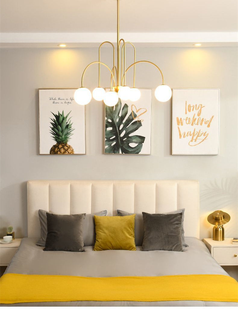 LED Pendant Light Diva - Glass Ball Chandelier