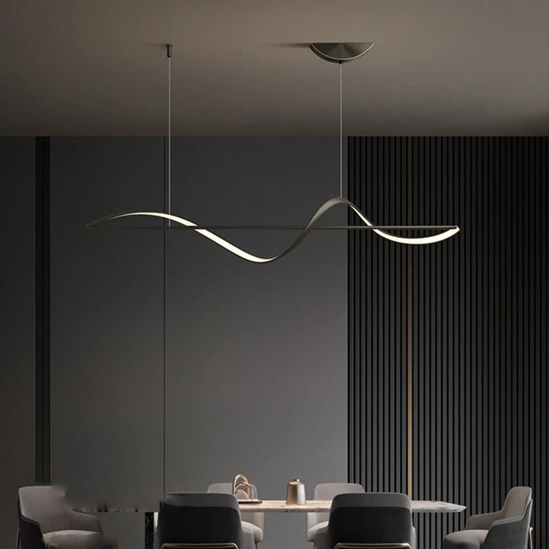 Modern Nordic LED Pendant Light - Adjustable Dining Room Chandelier