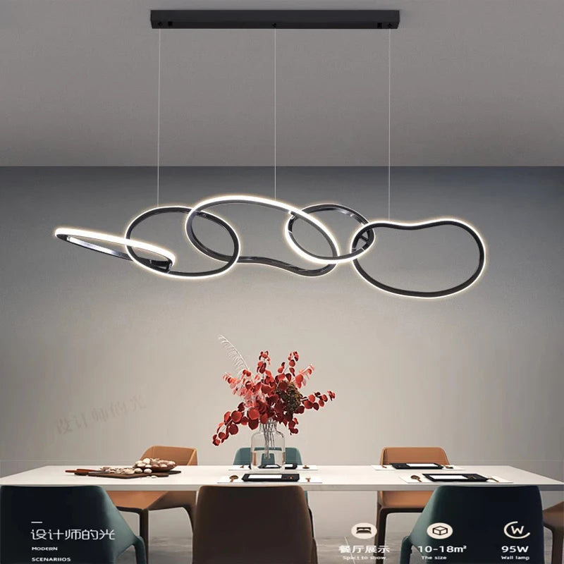 Aurelios Pendelleuchte – Dimmbare LED – 3 bis 6 Strahler