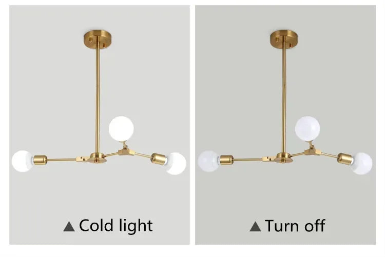 Sputnik Chandelier - Modern Art Deco Molecular Ceiling