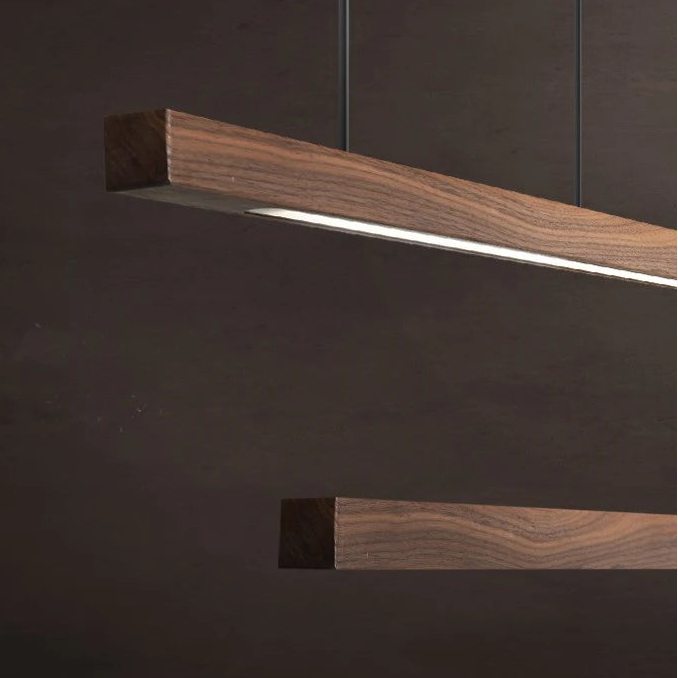 Nordic Wood Pendant Light – Warm, Natural & Modern LED Hanging Lamp