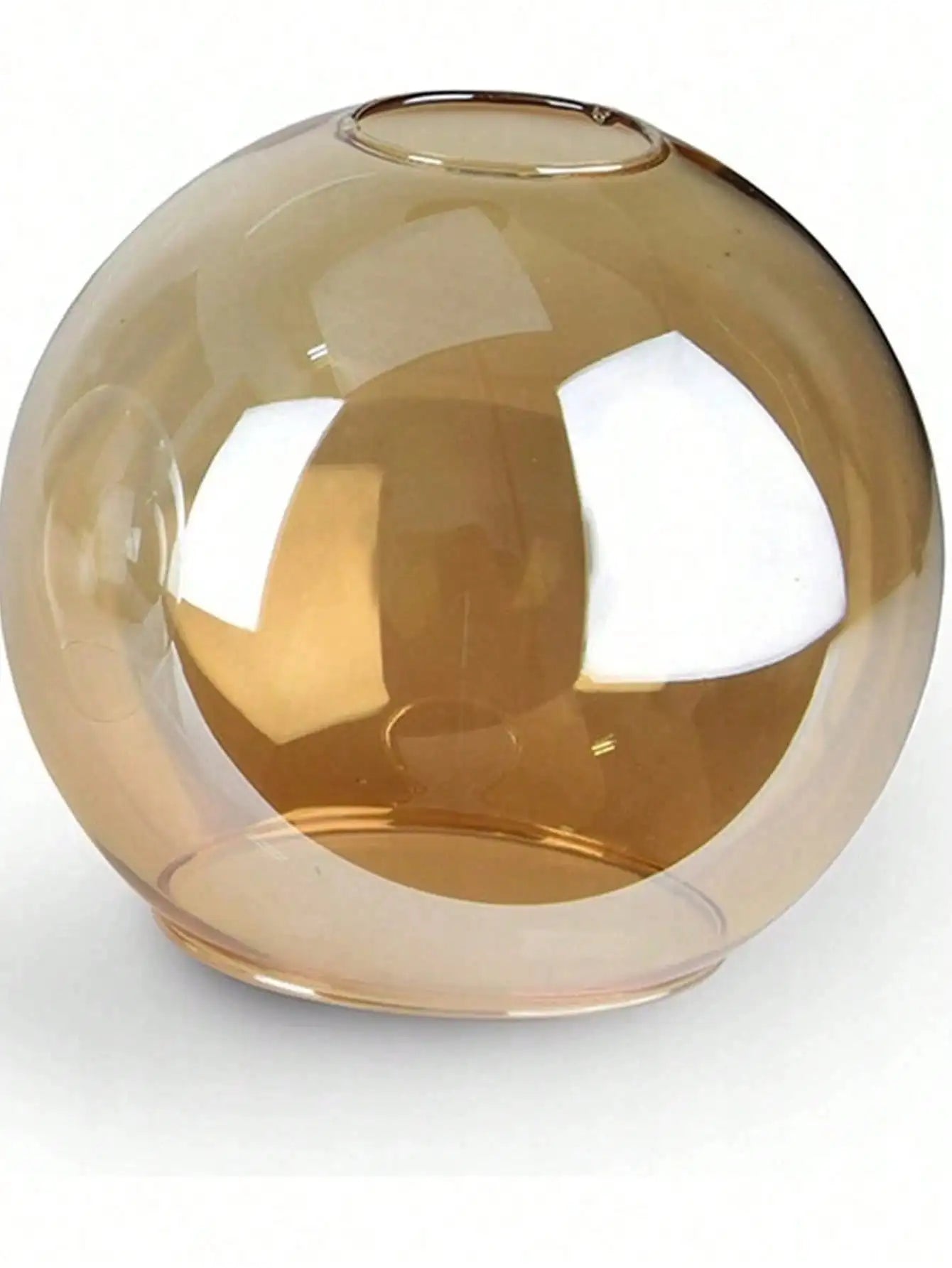 Moderner Glas-Pendelleuchter – Mehrflammige Leuchte in Goldoptik