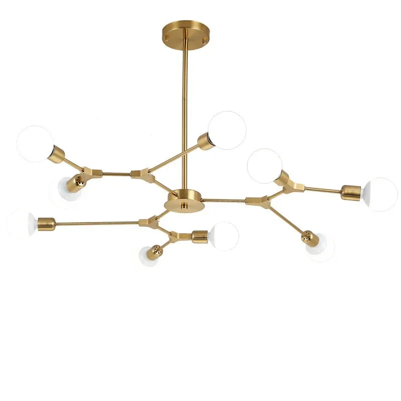 Sputnik Chandelier - Modern Art Deco Molecular Ceiling