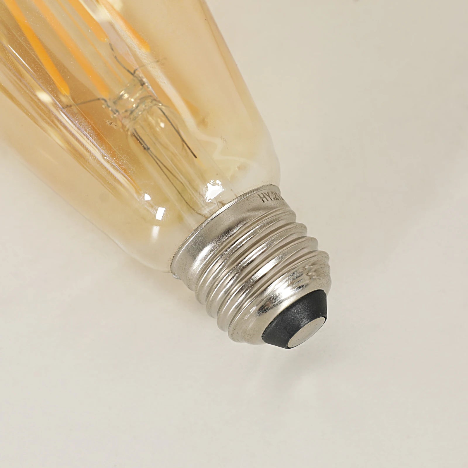 E27 LED Edison Bulb 4W Vintage Retro Filament Light Bulb ST64 Amber Glass Warm White 3000K 430LM Energy Saving Antique Screw Base Decorative Bulb