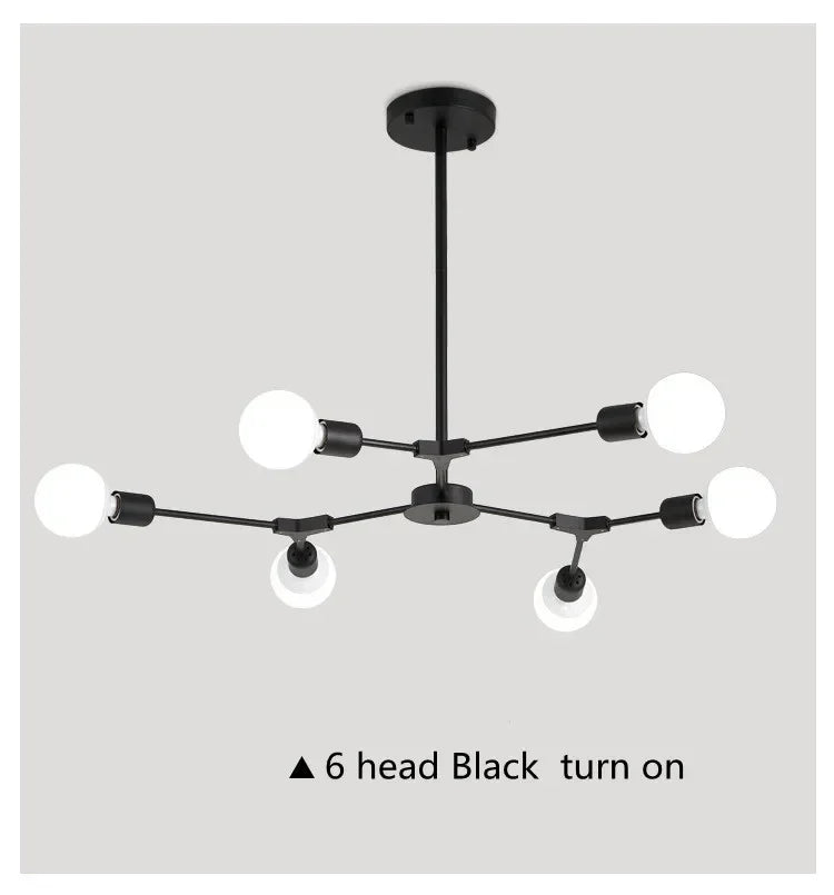 Sputnik Chandelier - Modern Art Deco Molecular Ceiling