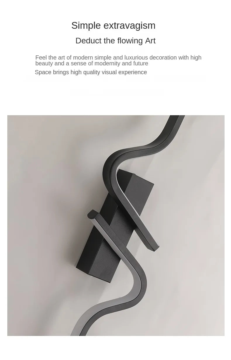 Modern LED Wall Lamp – Minimalist Strip Sconce For Bedside