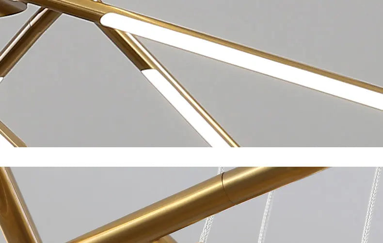 LED Tube Hanglamp - 12 Lichts - Zwart