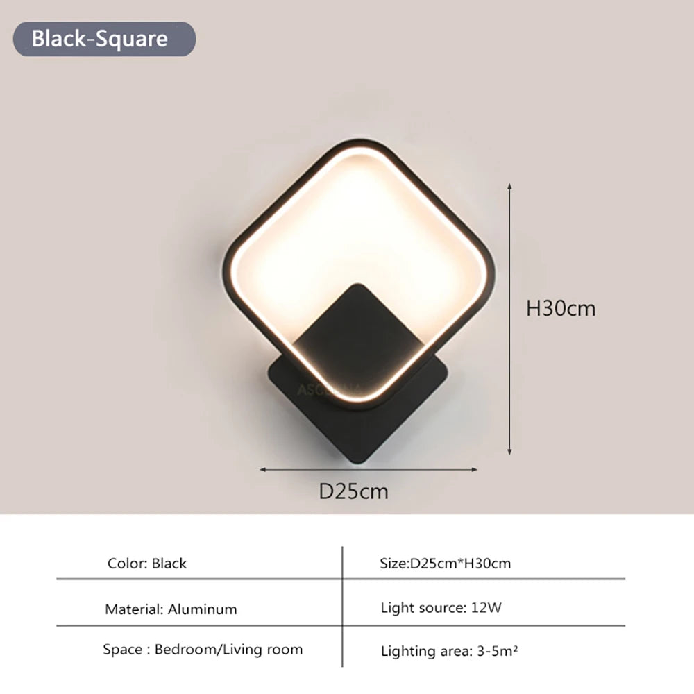 Modern LED Wall Sconce – Minimalist Wall Lamp for Bedroom & Hallway