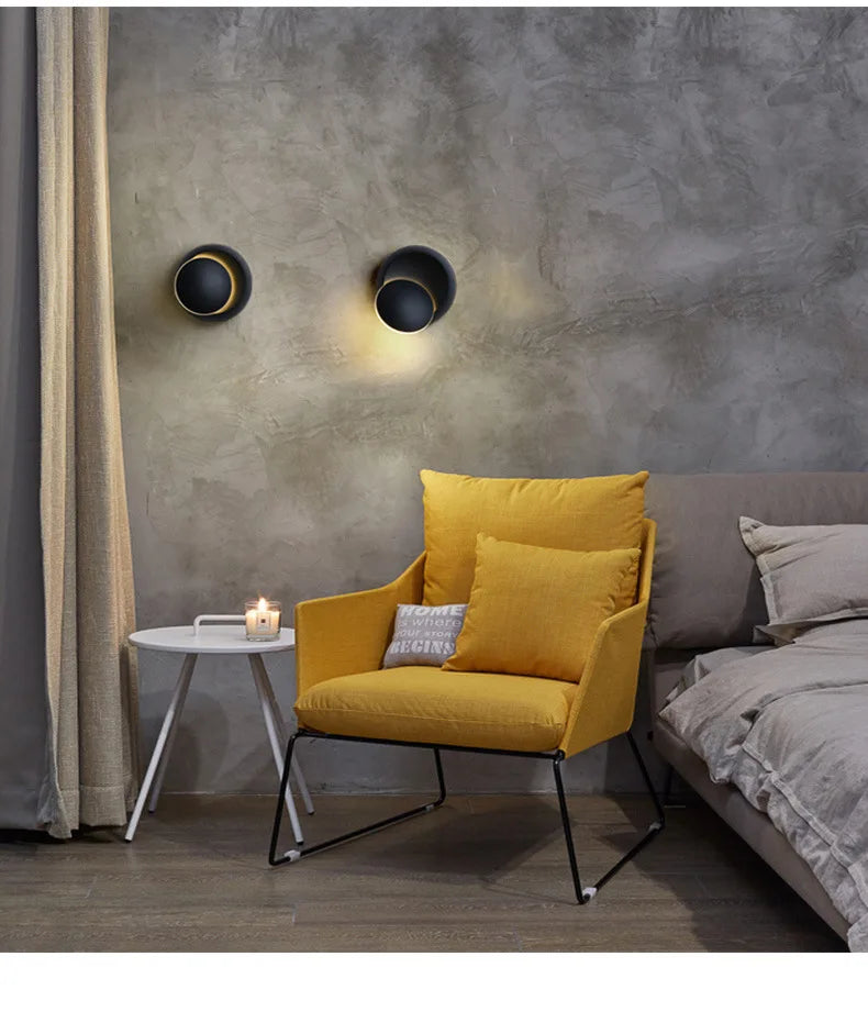 LED-wandlamp 350° draaibaar – Moderne wandverlichting voor binnen