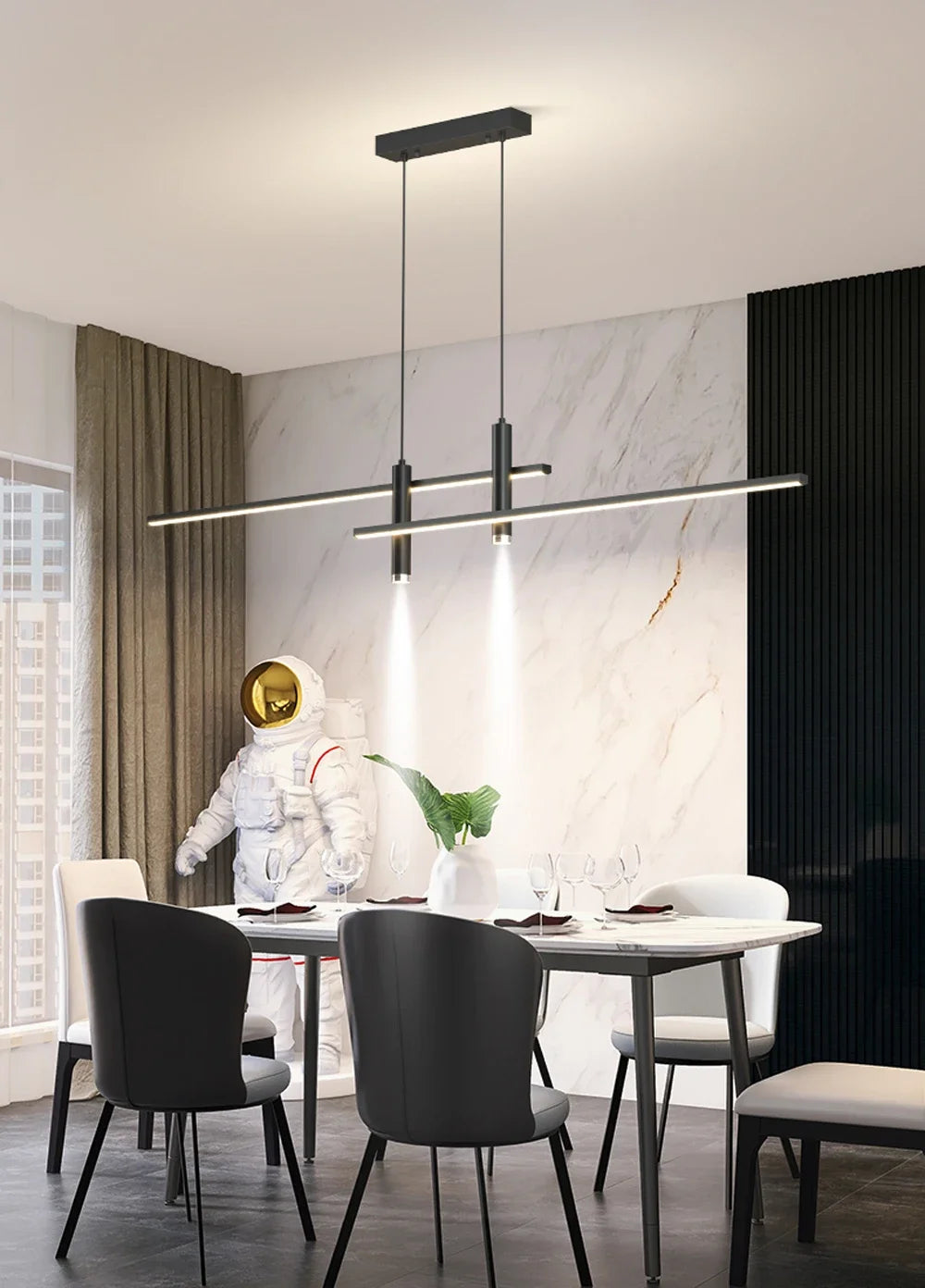 Modern Industrial LED Pendant Light