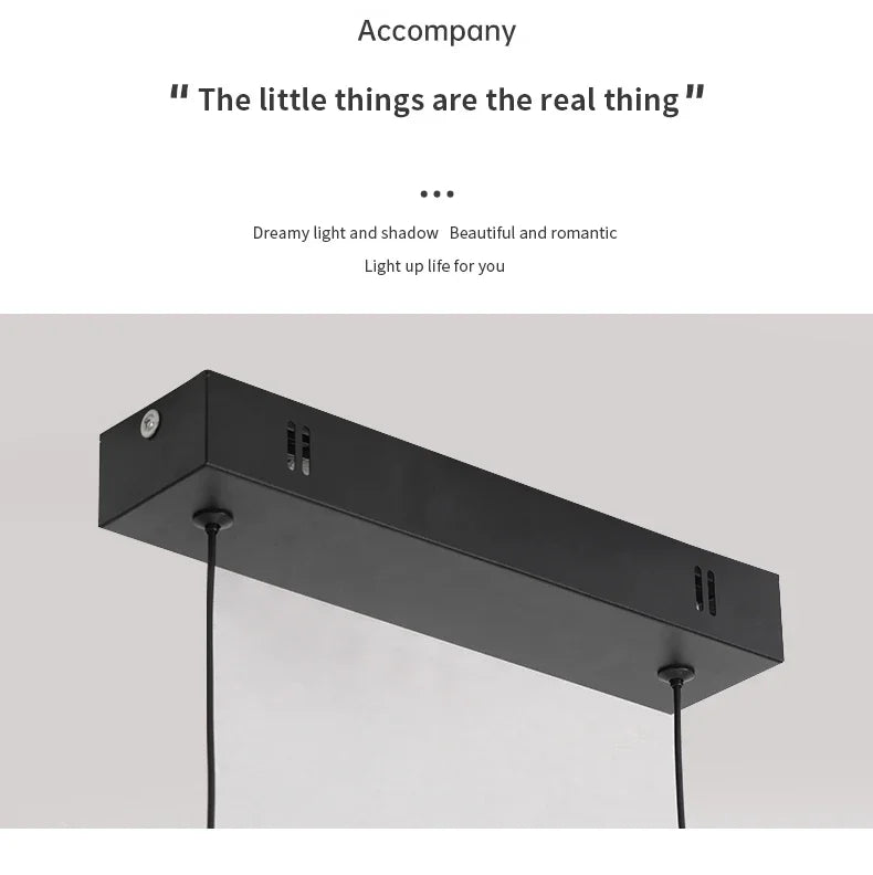 Pendant Lamps Modern Simple Dining Room Lighting for Kitchen Long Chandelier Living Room Pendant Lamp Home Decor Lighting