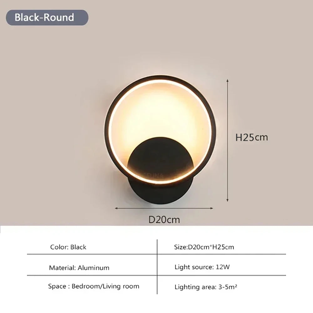 Modern LED Wall Sconce – Minimalist Wall Lamp for Bedroom & Hallway