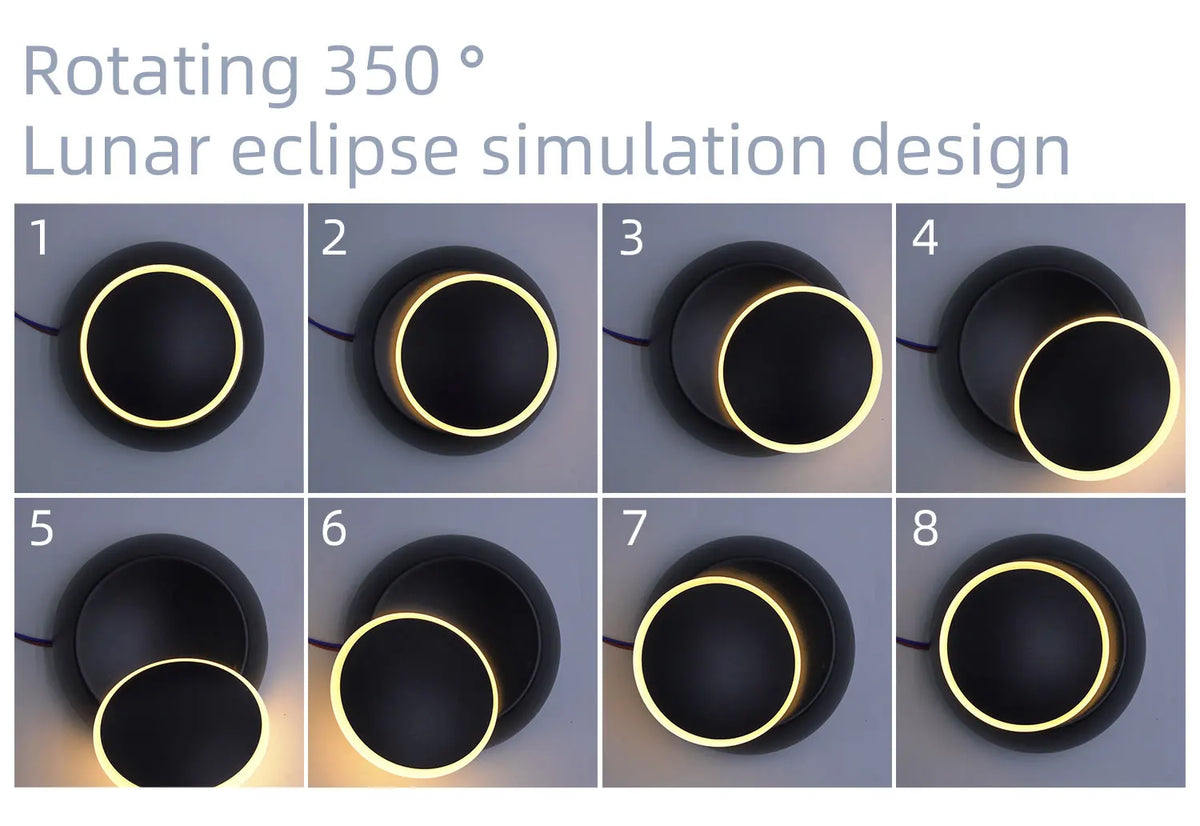 LED-wandlamp 350° draaibaar – Moderne wandverlichting voor binnen