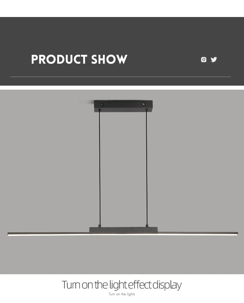 Pendant Lamps Modern Simple Dining Room Lighting for Kitchen Long Chandelier Living Room Pendant Lamp Home Decor Lighting