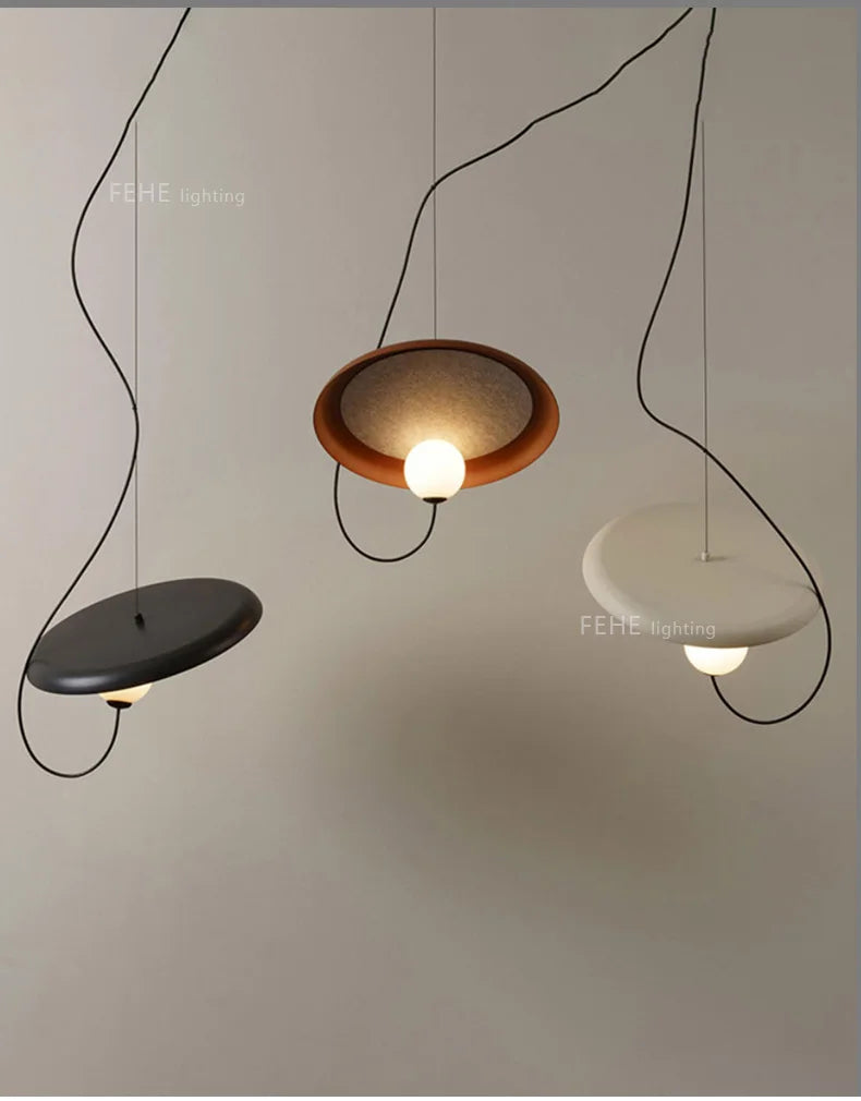 Moderne led-hanglamp met magneetbevestiging – Ø25 of Ø35 cm | Wit, zwart of rood