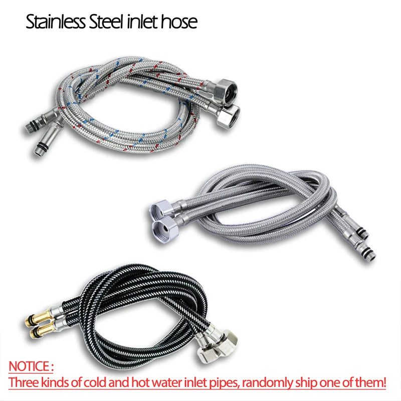 Stainless Steel Kitchen Faucet – Pull-Down Spring Spout with 360° Rotation | Matte Black