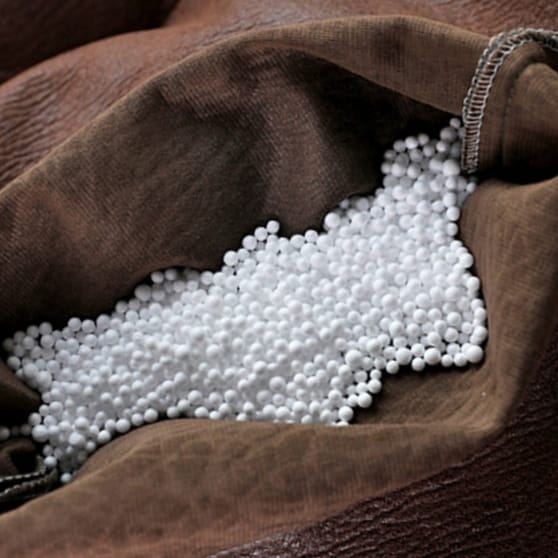 Wagner – Beanbag Modern Round Retro-Leder