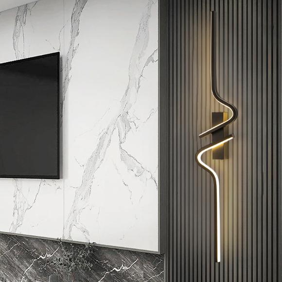 Modern LED Wall Lamp – Minimalist Strip Sconce For Bedside