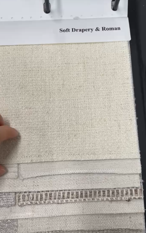 Custom-Made Roman Blinds — standard