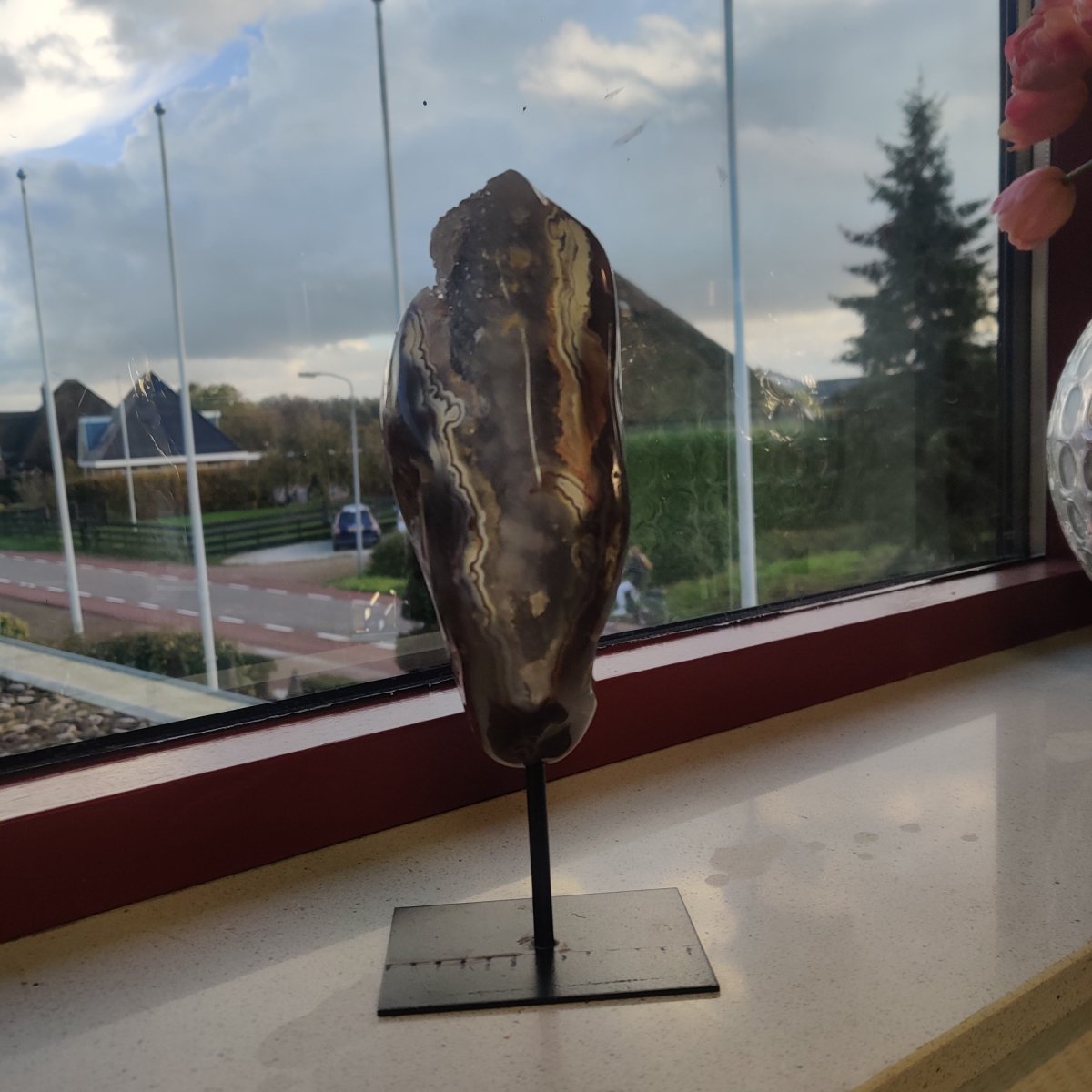 Agate on Steel Stand - Act Design Shop