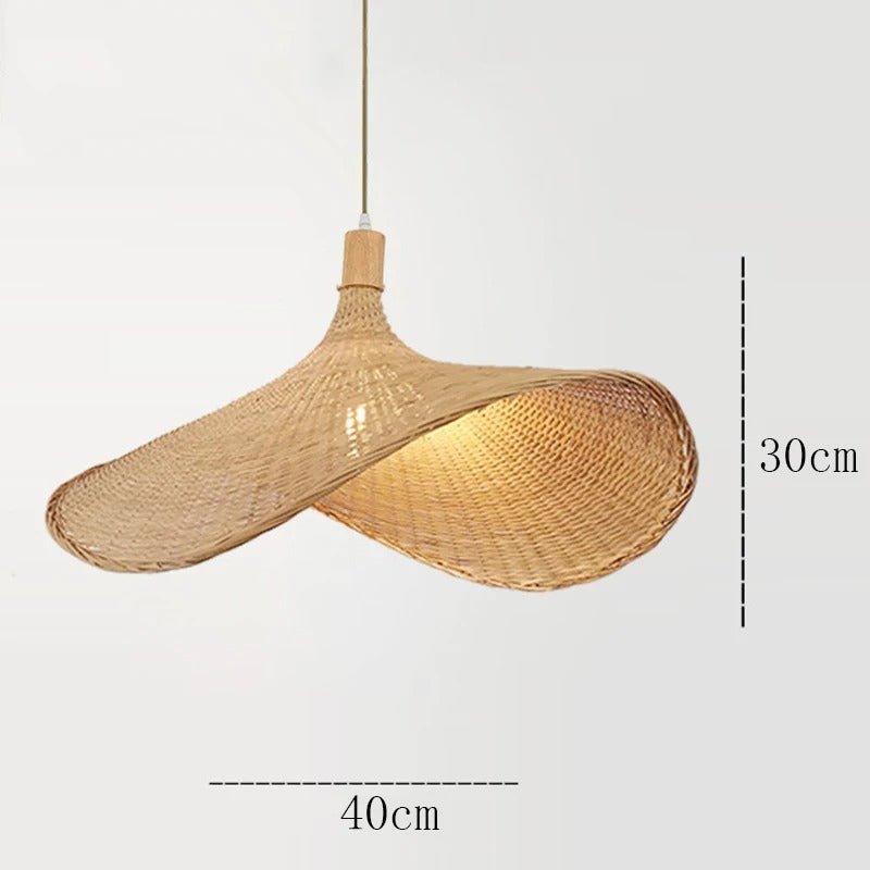 Bamboe Geweven Strohoed - Eettafel hanglamp - Act Design Shop