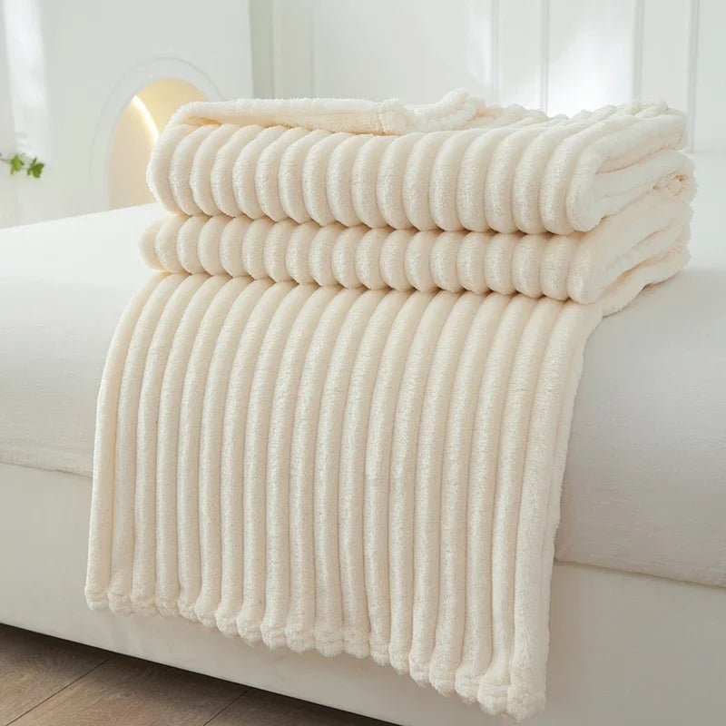 Blanket Easing Soft Rib Beige - Act Design Shop