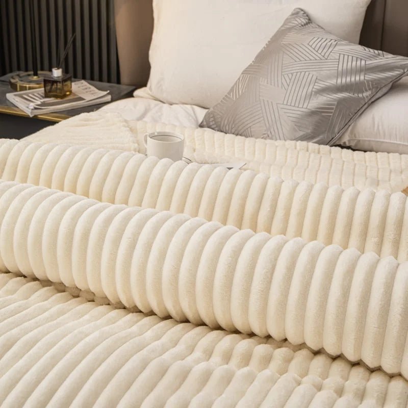 Blanket Easing Soft Rib Beige - Act Design Shop